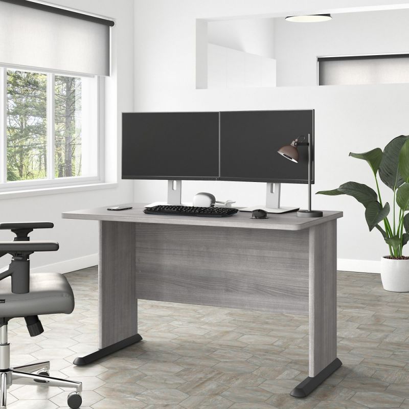 Bush Furniture - Studio A 48W Computer Desk in Platinum Gray - SDD248PG