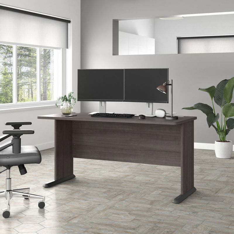 Bush Furniture - Studio A 60W Computer Desk in Storm Gray - SDD160SG