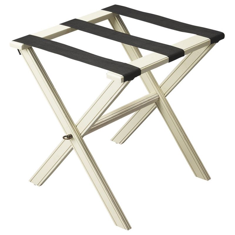 Butler Specialty Company - Anthony  25.25 in. W Wood Luggage Rack, White - 1222222