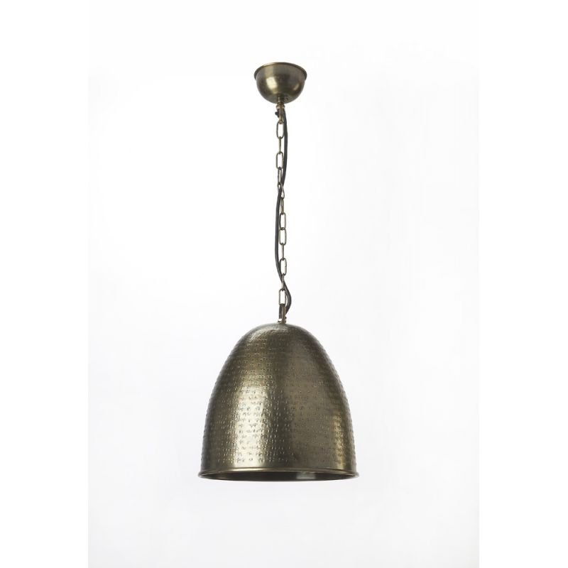 Butler Specialty Company - Hors D'oeuvres - Archie 1 Light Hammered Dome Pendant, Gold - 7164116