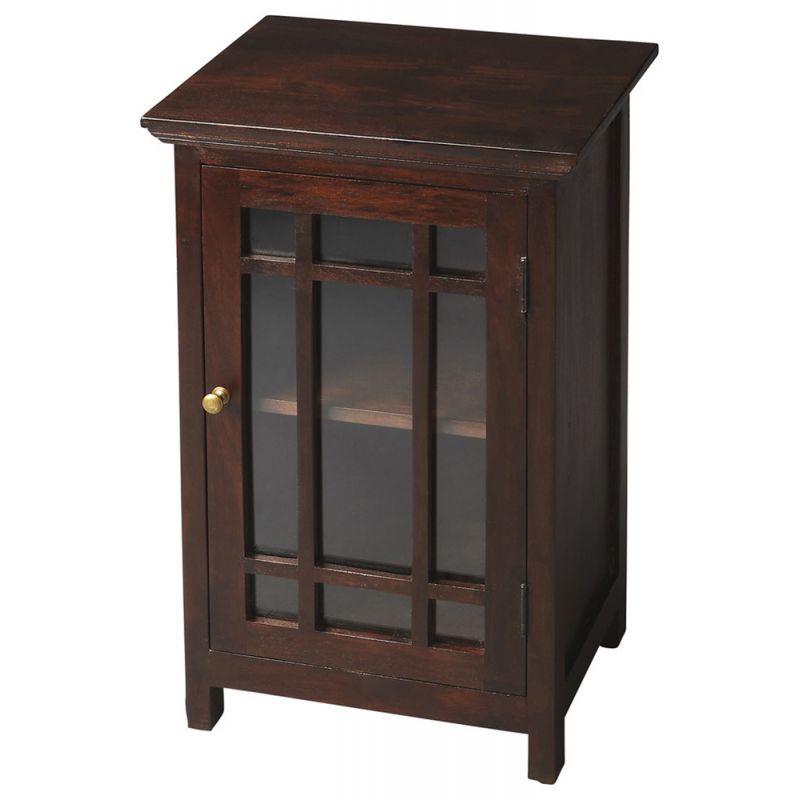 Butler Specialty Company - Baxter 15.75 in. W Rectangular Wood Transitional Accent Cabinet, Dark Brown - 2771290