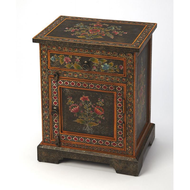 Butler Specialty Company - Artifacts - Bihar Hand Painted Chest, Multi-Color - 5365290