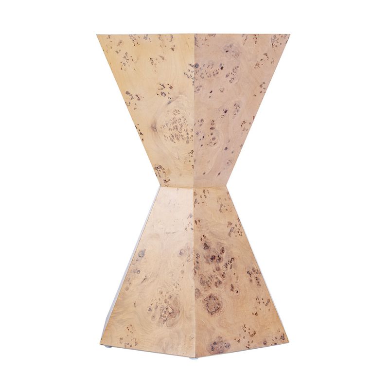 Butler Specialty Company - Billie 20 in. W Hexagon Burl Side Table, Light Brown - 5788443