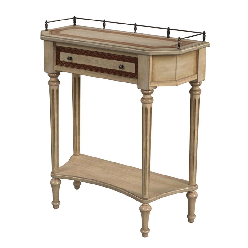 Butler Specialty Company - Charleston 30 in. W Rectangular Wood 1 Drawer Wood Console Table, Beige - 883424