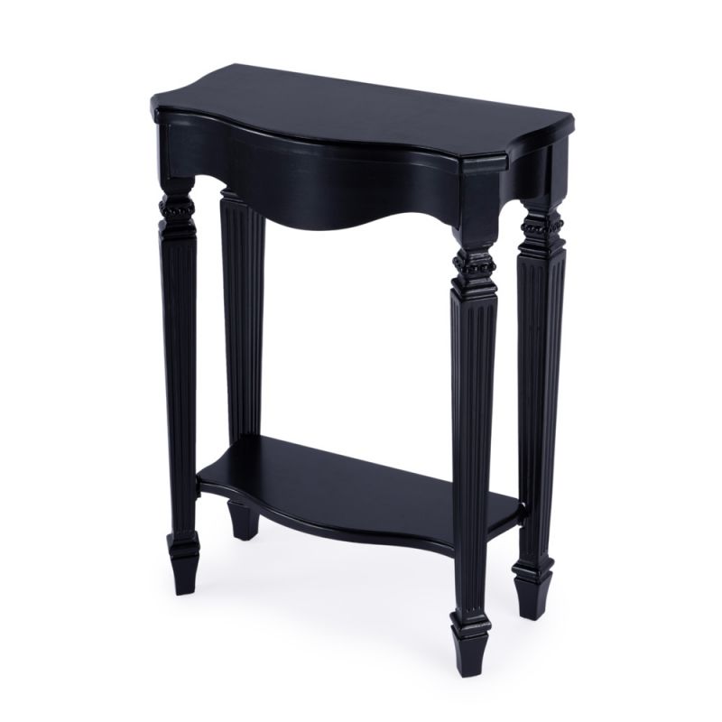 Butler Specialty Company - Heritage - Cheshire 22 in. W Rectangular Wood Ballerina Console Table, Black - 3020111