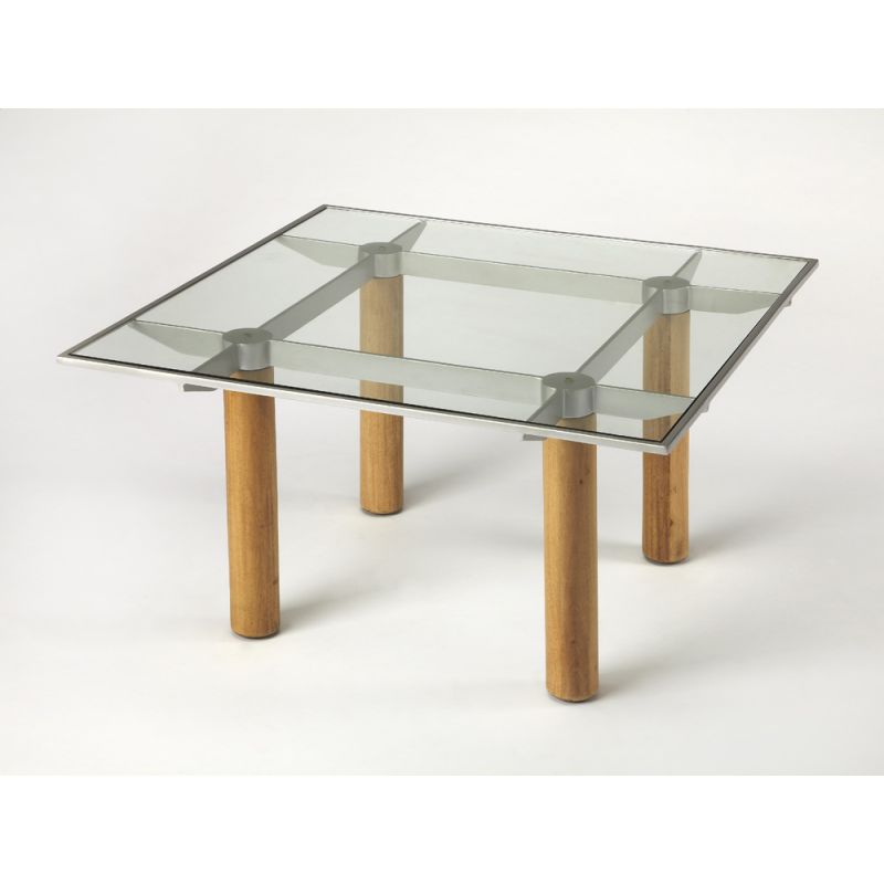 Butler Specialty Company - Cirrus Glass & Metal Coffee Table, Multi-Color - 3782140