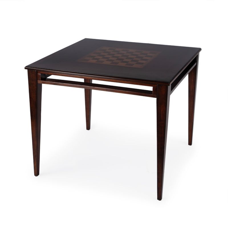 Butler Specialty Company - Daltrey 36 in. W Square Wood Game Table, Dark Brown - 5712024