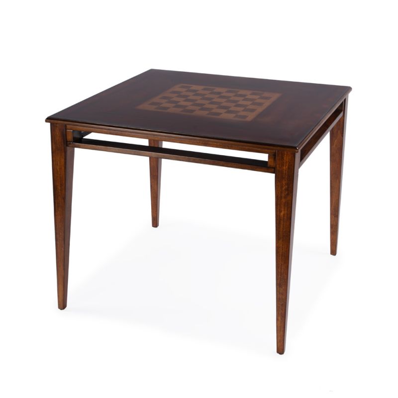 Butler Specialty Company - Daltrey 36 in. W Square Wood Game Table, Medium Brown - 5712011