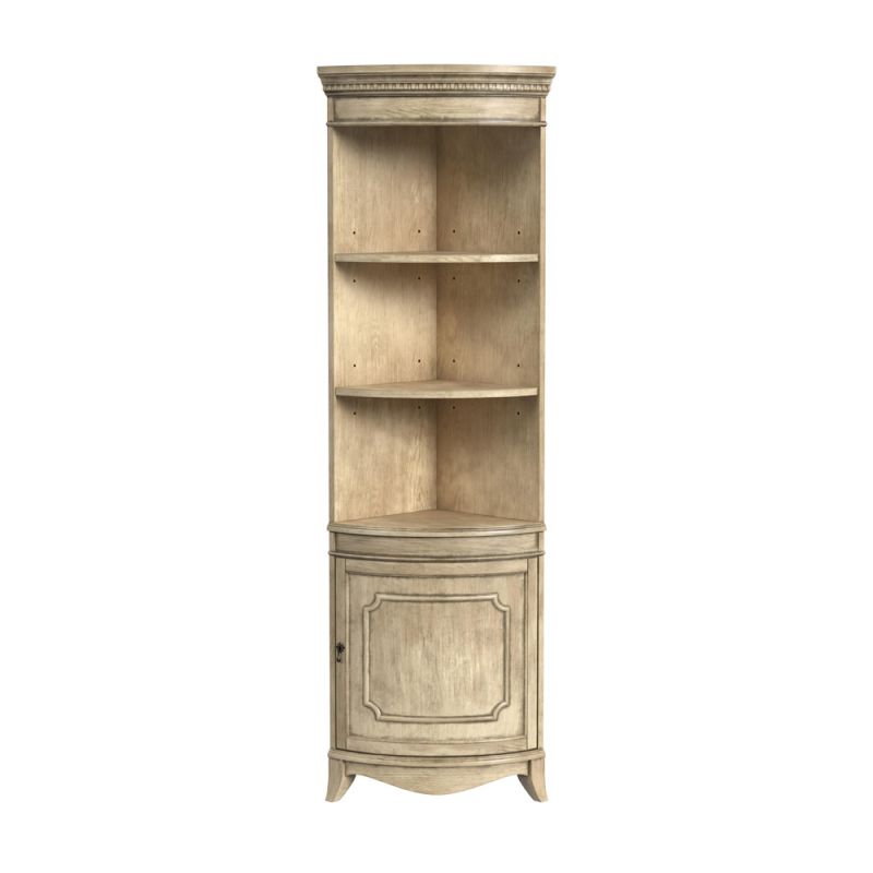 Butler Specialty Company - Dowling 24 in. W Quarter Round Wood 1 Door Accent Corner  Storage Cabinet, Beige - 3621424