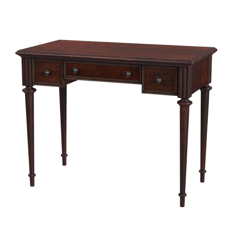 Butler Specialty Company - Edmund 38 in. W Rectangular Wood 3 Drawer Writing Desk, Dark Brown - 3746024