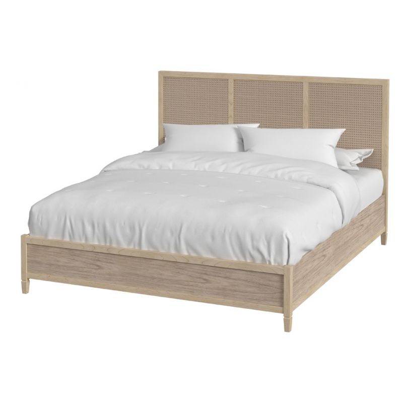 Butler Specialty Company - Flagstaff Cane King Panel Bed, Natural - 5748449