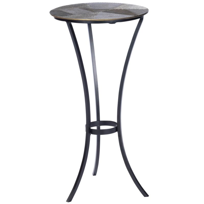 Butler Specialty Company - Gaston Round Metal Side Table, Gold - 5477025