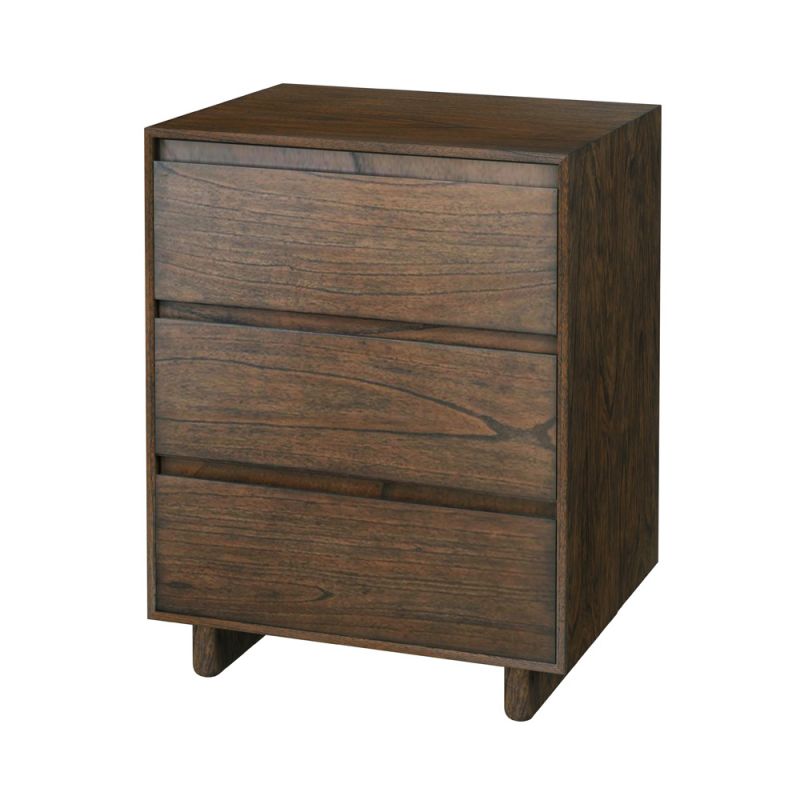 Butler Specialty Company - Halmstad 22 in. W Rectangular 3 Drawer Wood Panel Nightstand, Brown - 5767188