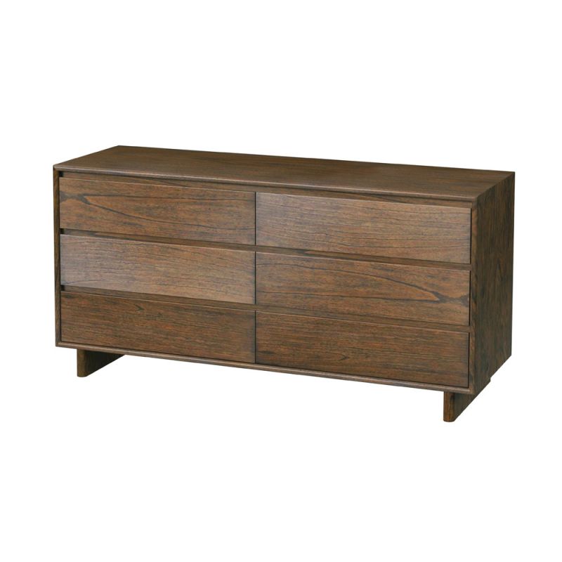 Butler Specialty Company - Halmstad 62 in. W Rectangular 6 Drawer Wood Panel Dresser, Brown - 5766188