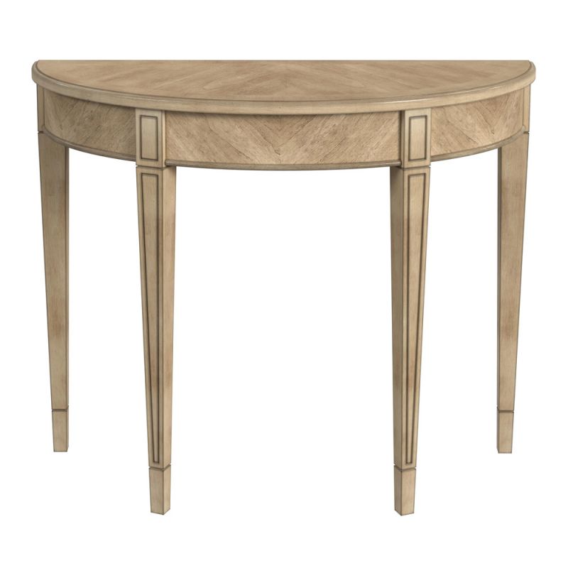 Butler Specialty Company - Hampton 36 in. W Demilune Wood Console Table, Beige - 1533424