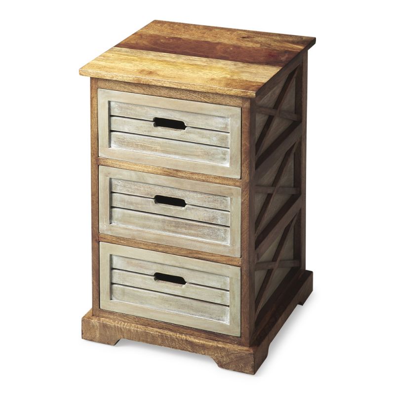 Butler Specialty Company - Hayden 15.75 in. W Square Wood 3 Drawer Modern Cabinet, Multi-Color - 1183260