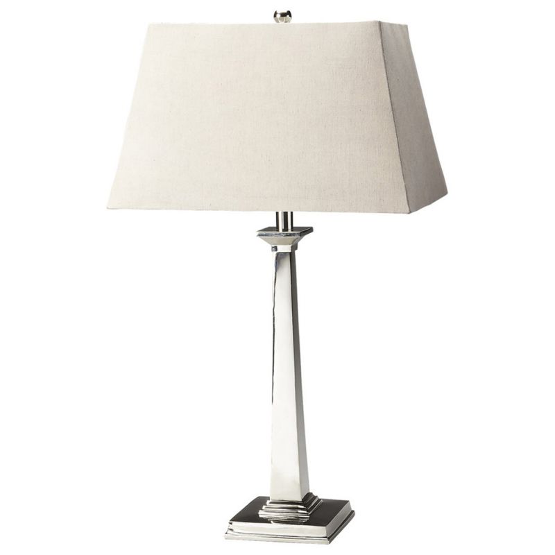 Butler Specialty Company - Hors D'oeuvres - Joanne Silver Table Lamp, Silver - 7146116