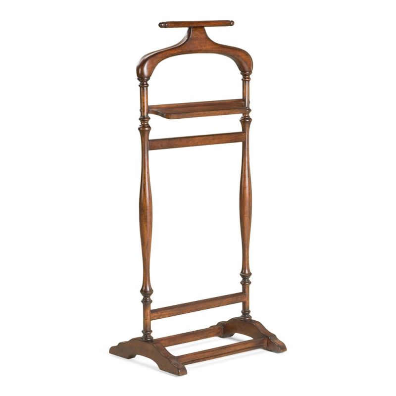 Butler Specialty Company - Heritage - Judson 42.75 in. H x 18.75 in. W Rectangular Wood Valet Stand, Dark Brown - 1926024