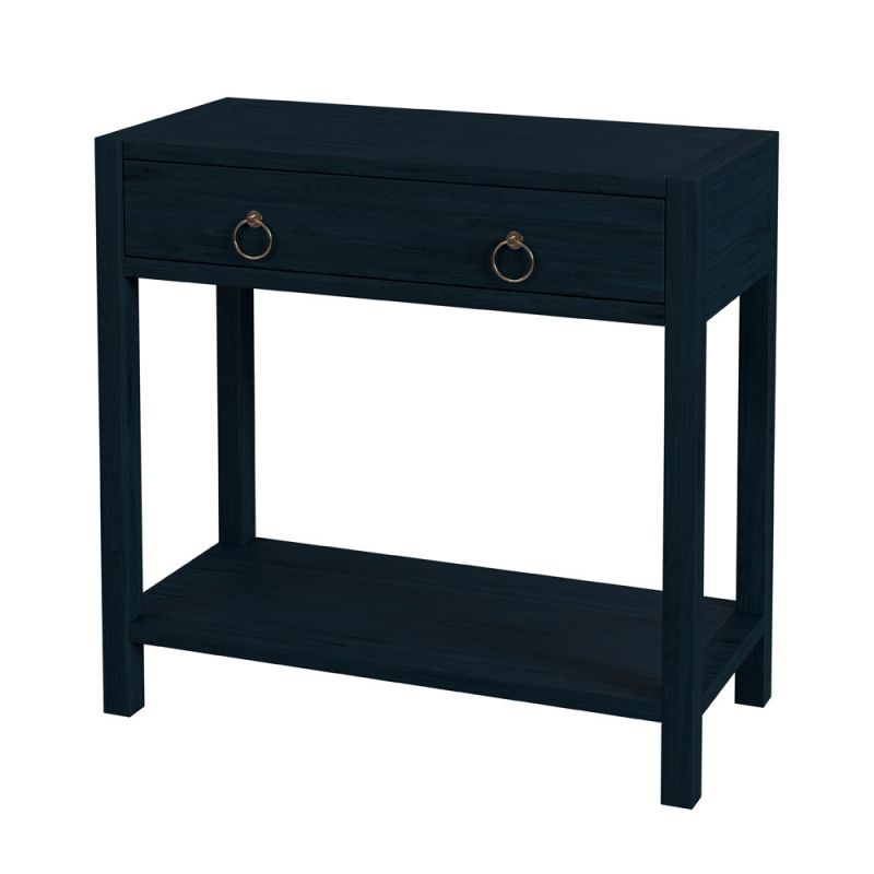 Butler Specialty Company - Lark 30 in. W Rectangular Wood 1 Drawer Nightstand, Navy Blue - 5675291