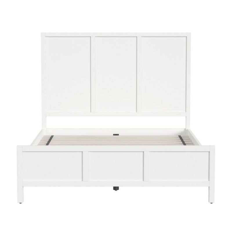 Butler Specialty Company - Lark Wood Queen Panel Bed, White - 5720304