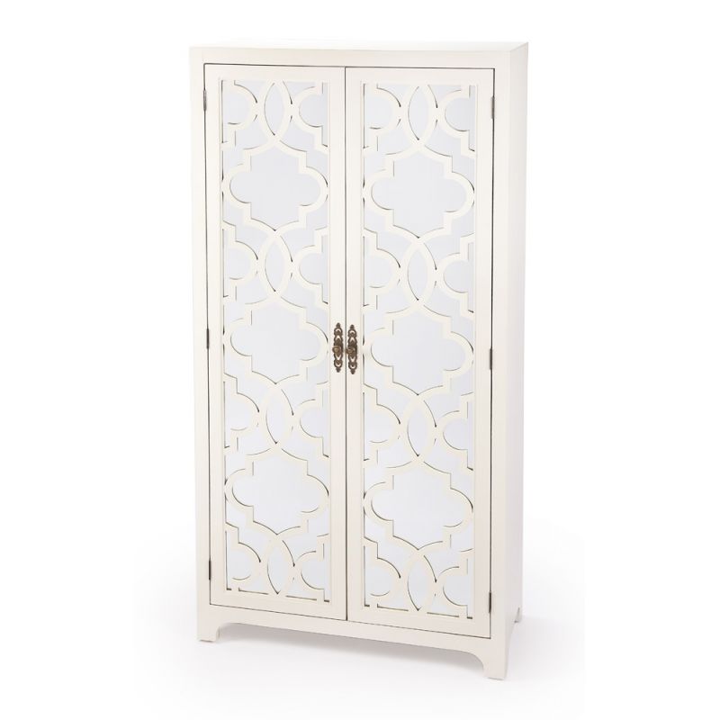 Butler Specialty Company - Morjanna 76.5 in. H x 36 in. W Wood Tall Armoire, White - 4356288