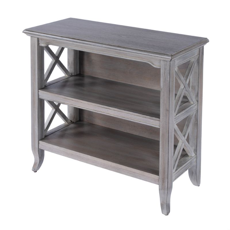 Butler Specialty Company - Newport 32 in. W 2 Shelf Bookcase, Gray - 3044247