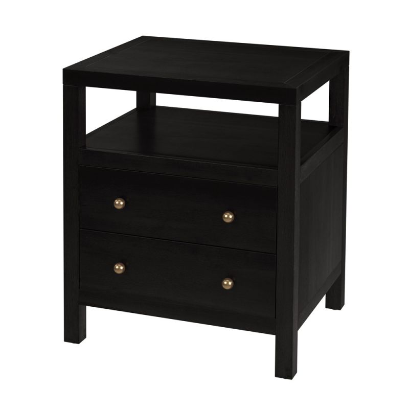 Butler Specialty Company - Nora 21 in. W 2 Drawer Wood Nightstand, Coffee - 5734451