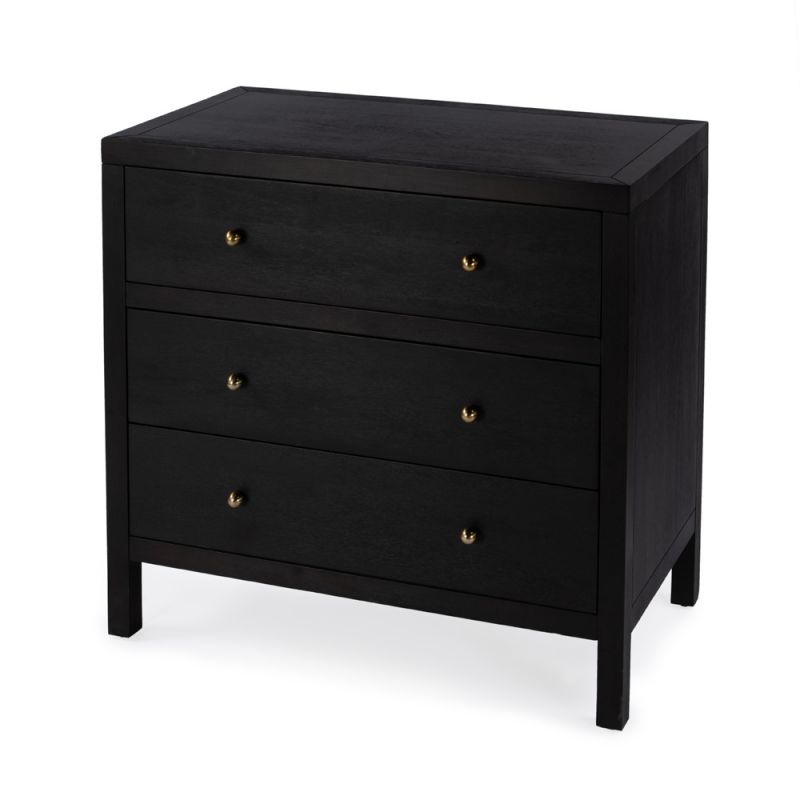 Butler Specialty Company - Nora 34 in. W 3 Drawer Wood Dresser, Coffee - 5731451