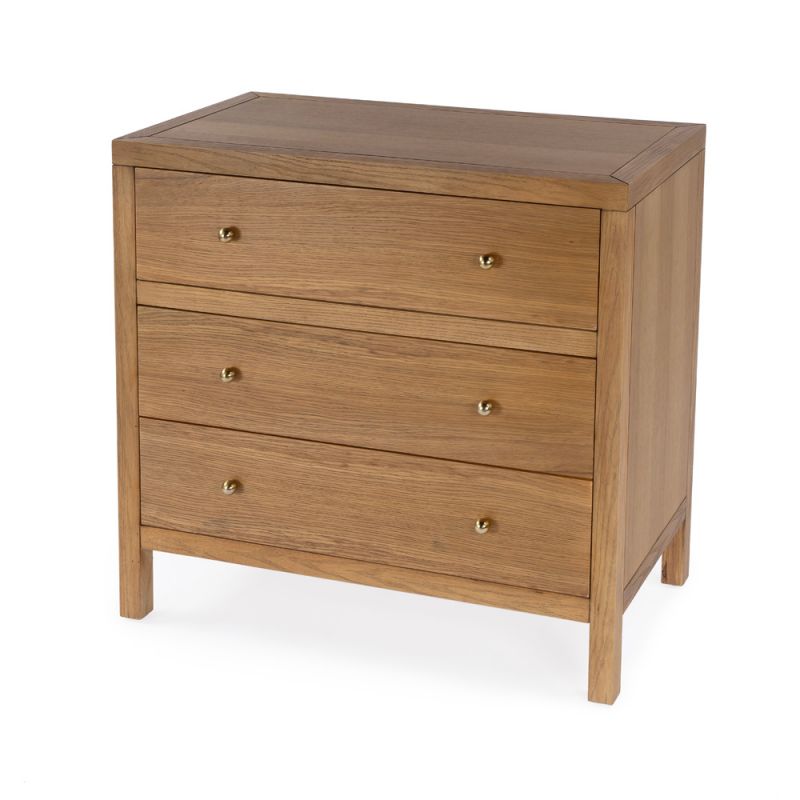 Butler Specialty Company - Nora 34 in. W 3 Drawer Wood Dresser, Natural - 5731452