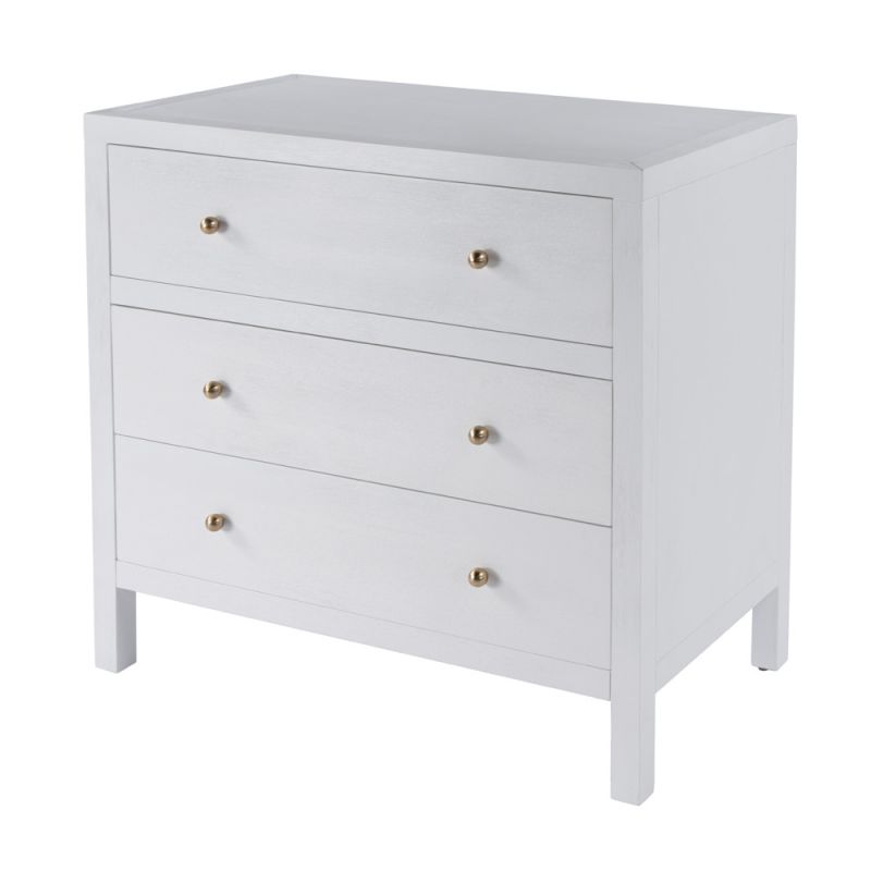 Butler Specialty Company - Nora 34 in. W 3 Drawer Wood Dresser, White - 5731477