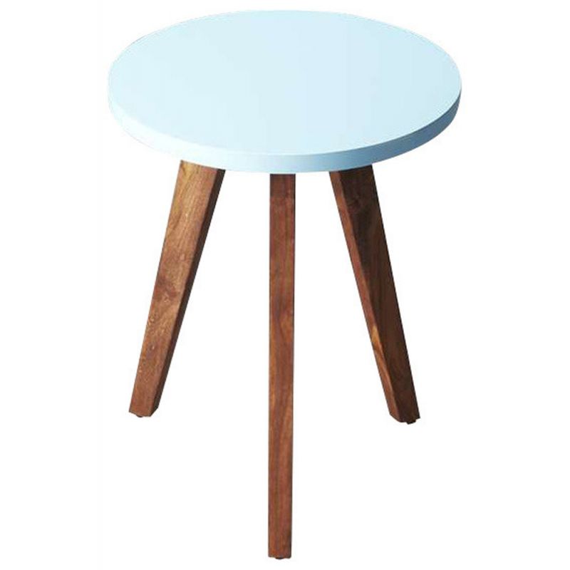 Butler Specialty Company - Oceanside 16 in. W Round Contemporary Bunching  Side Table, Blue/Brown - 3306140