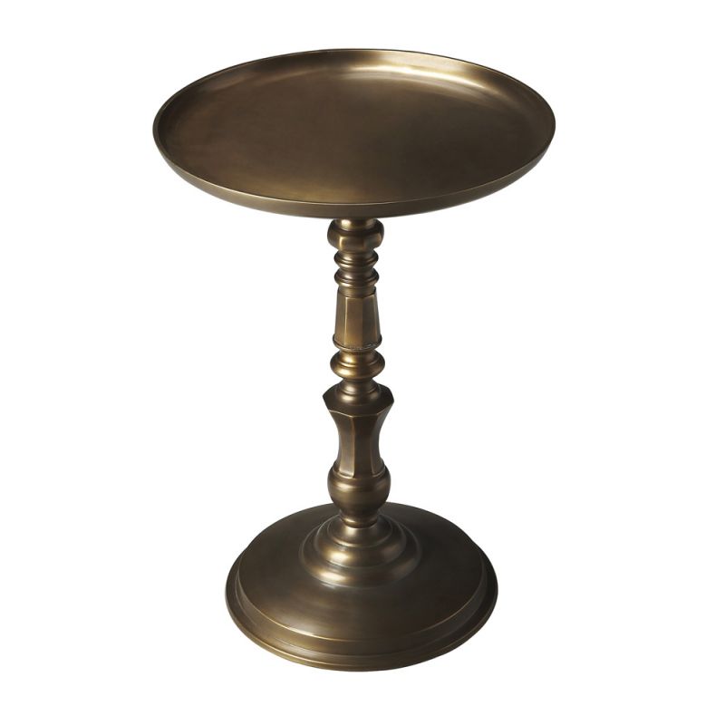 Butler Specialty Company - Orleans 16 in. W Round Metal Side Table, Bronze - 2386025