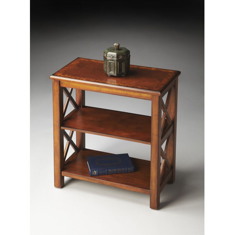 Butler Specialty Company - Vance 25 in. H x 22 in. W Wood 2 Shelf Bookcase, Medium Brown - 4105101