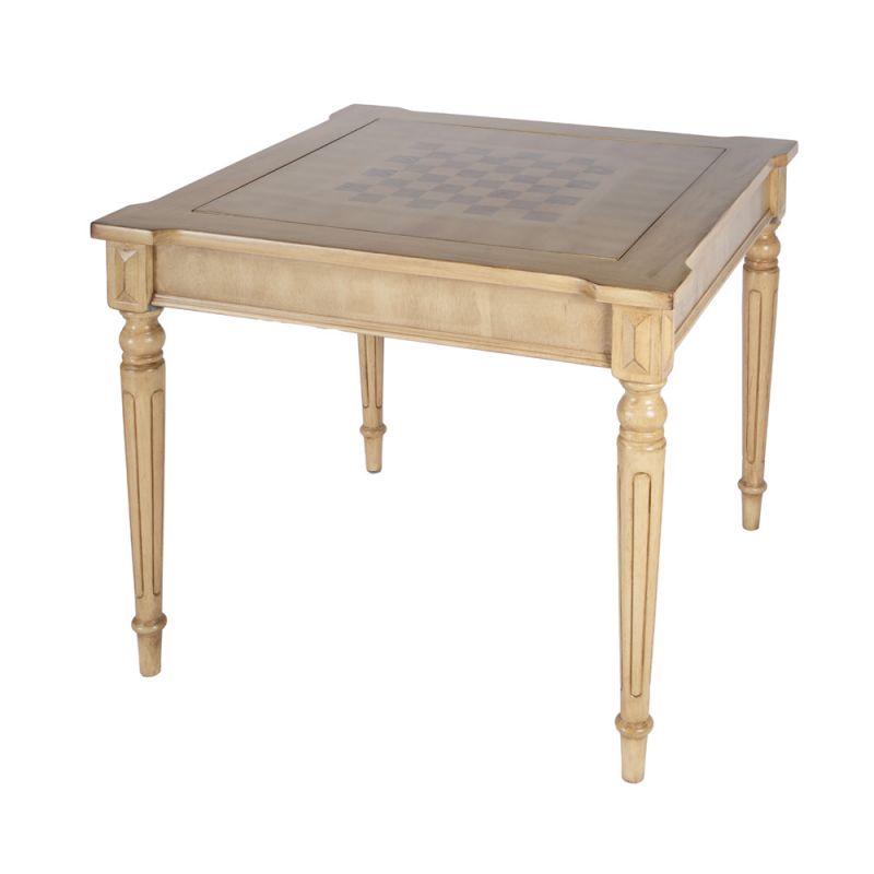 Butler Specialty Company - Vincent 36 in. W Square Wood Multi-Game Card Table, Beige - 837424