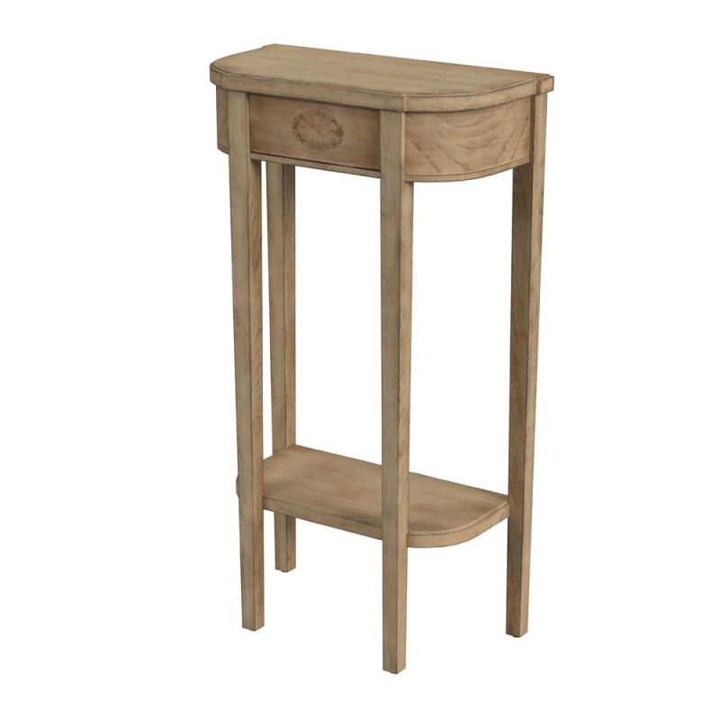 Butler Specialty Company - Wendell 18 in. W Demilune Wood Console Table, Beige - 3009424