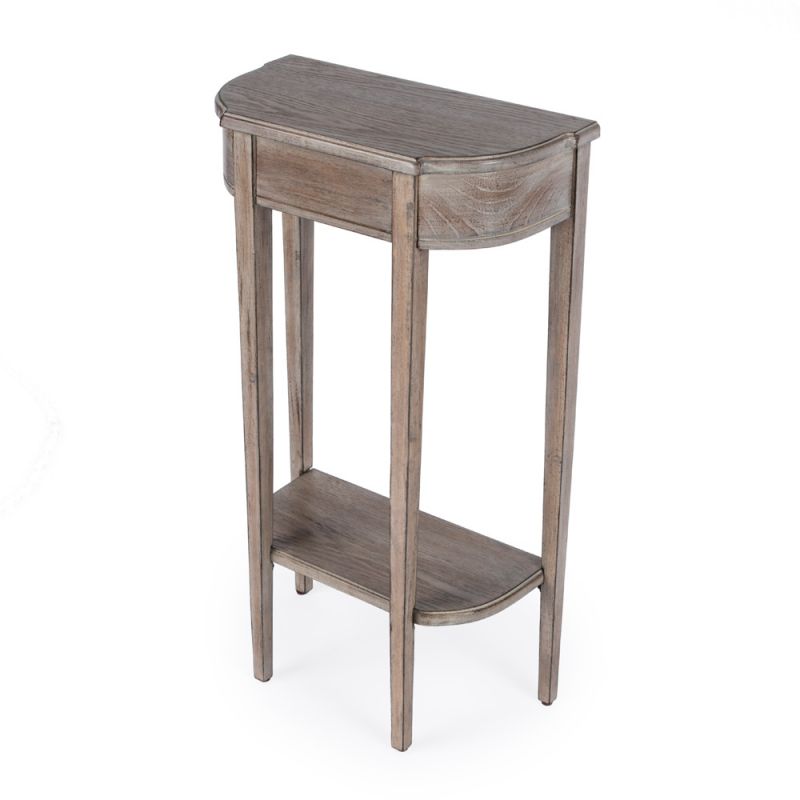 Butler Specialty Company - Wendell 18 in. W Demilune Wood Console Table, Gray - 3009247