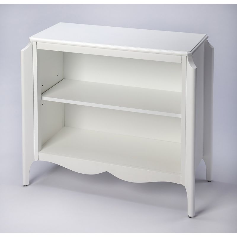 Butler Specialty Company - Wilshire 30 in. H x 32 in. W Wood 2 Shelf Bookcase, White - 4470304