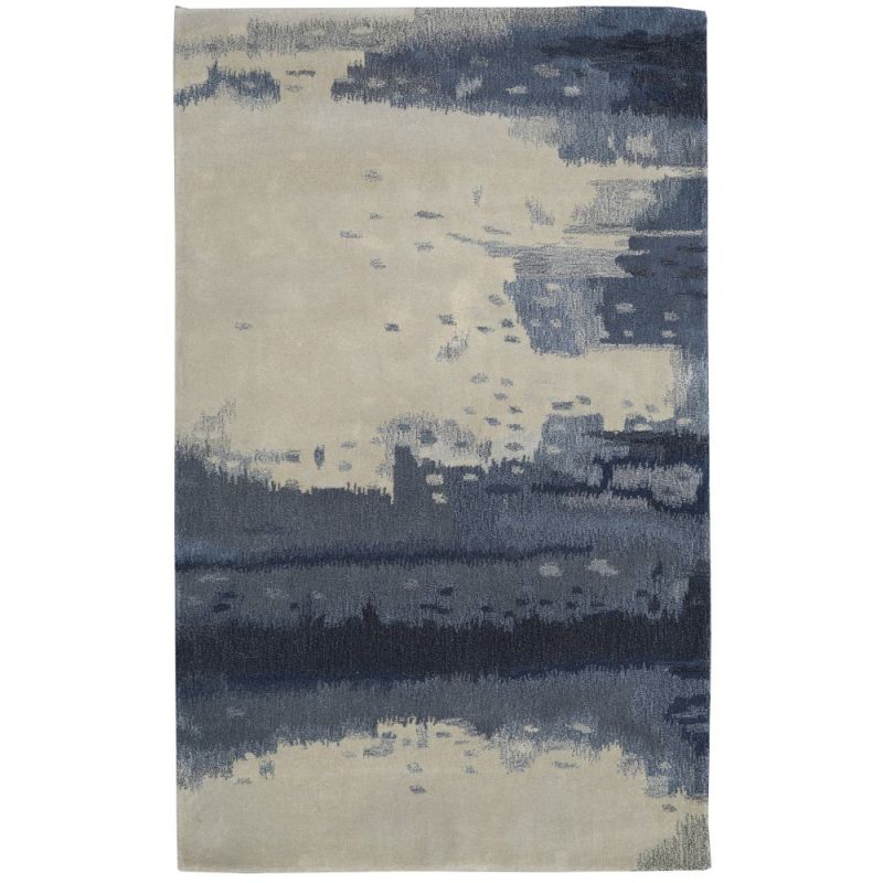 Calvin Klein - Home Luster Wash SW17 Blue 3'x5' Area Rug - SW17-99446340849_CLOSEOUT