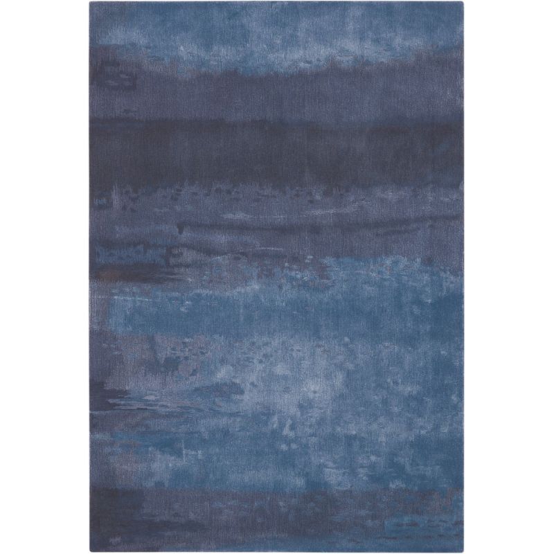 Calvin Klein - Home Luster Wash SW18 Blue 4'x6' Area Rug - SW18-99446351807_CLOSEOUT