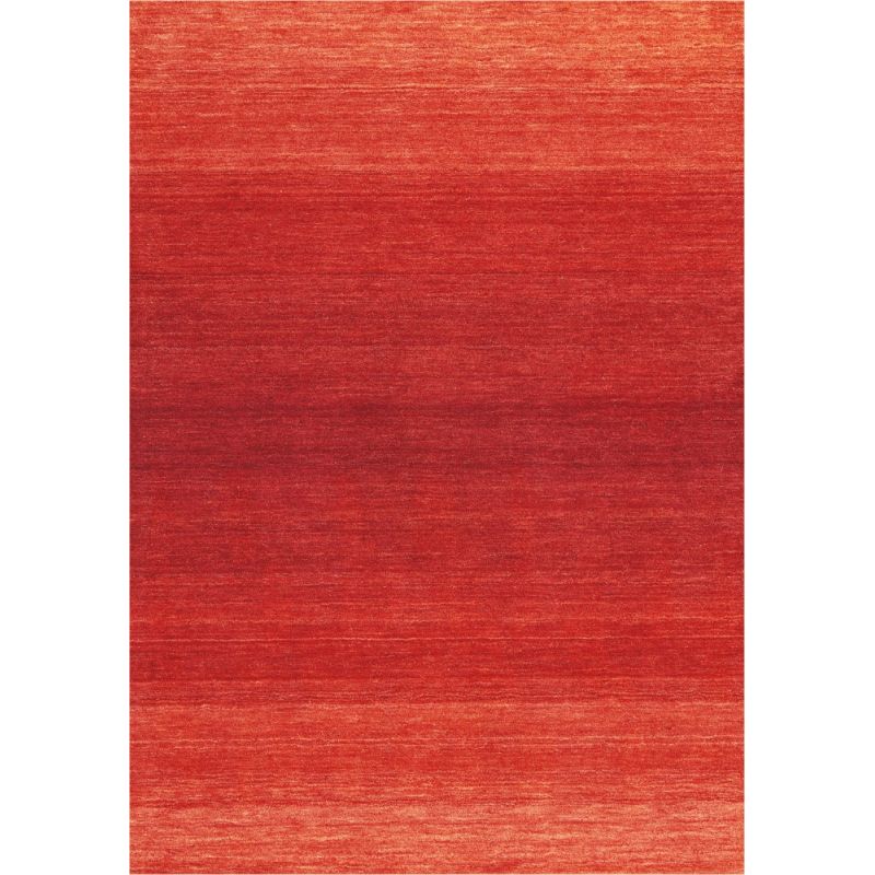 Calvin Klein - Linear Glow GLO01 Red 4'x6' Area Rug - GLO01-99446136817 - CLOSEOUT