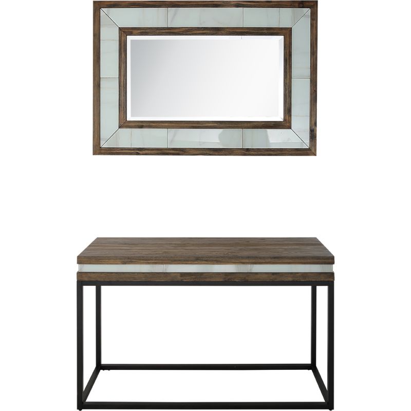 Camden Isle - Bailey Wall Mirror and Console Table - 86639