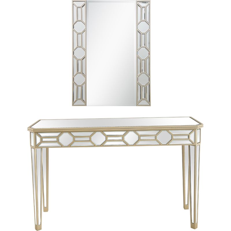Camden Isle - Lilian Wall Mirror and Console Table - 86534