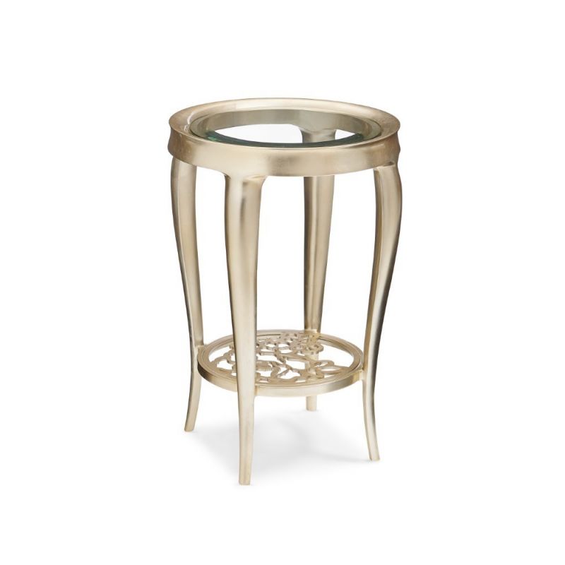 Caracole - Classic Just For You - Round Glass Top Side Table - CLA-016-416