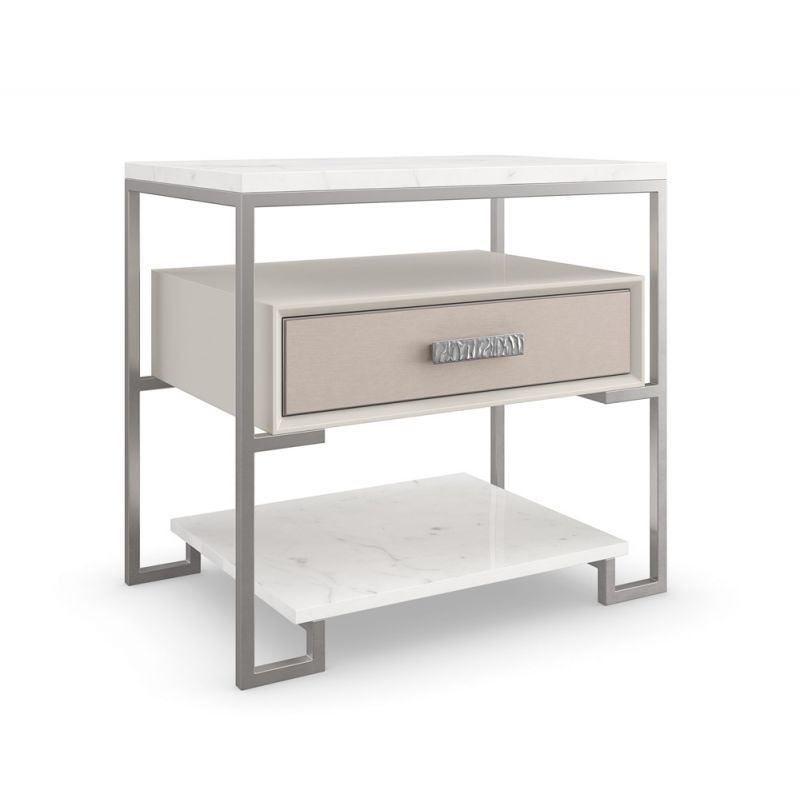 Caracole - Classic Marbleous Nightstand - CLA-423-065