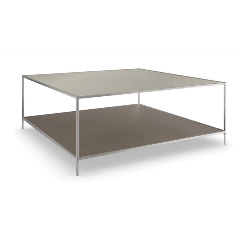 Caracole - Classic Shimmer Square Cocktail Table - CLA-423-4010