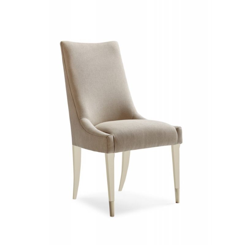 Caracole - Classic Sit Up Straight - Taupe Side Chair - CLA-416-287
