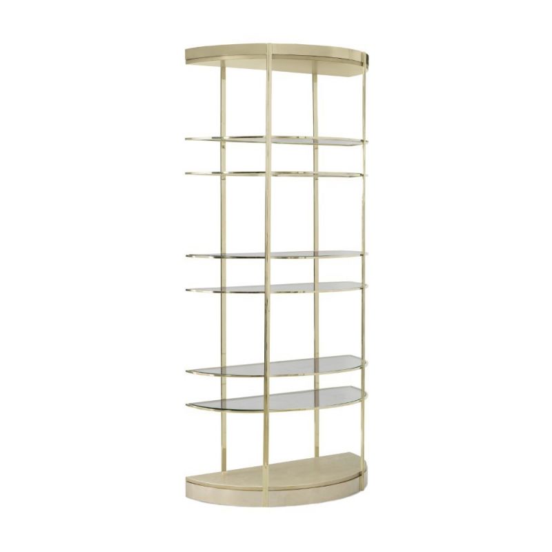 Caracole - Classic Up Up And Away - Etagere with Glass Shelves - CLA-016-811