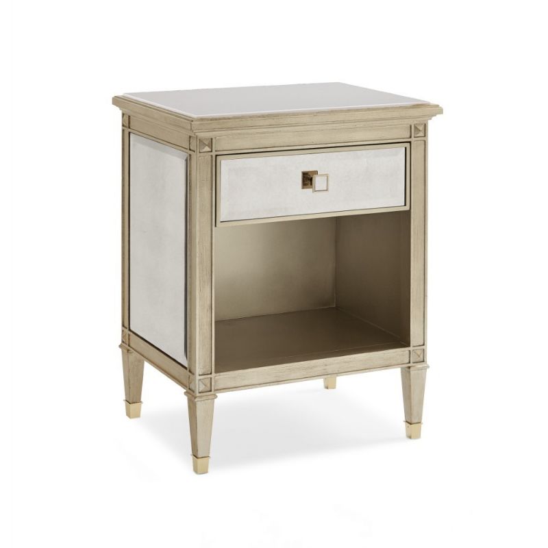 Caracole - Classic You'Re A Beauty - Nightstand with Open Storage - CLA-016-068