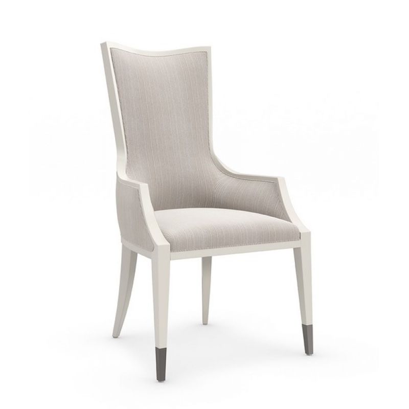Caracole - Lady Grey Arm Chair - CLA-422-275