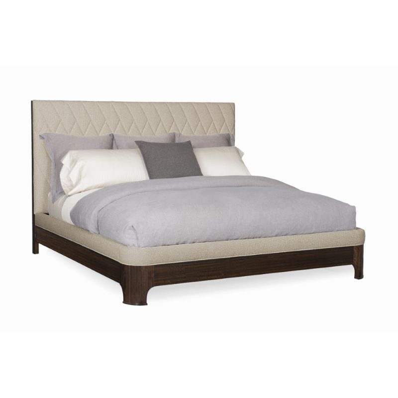 Caracole - Modern Streamline Upholstered Queen Bed - M023-417-101